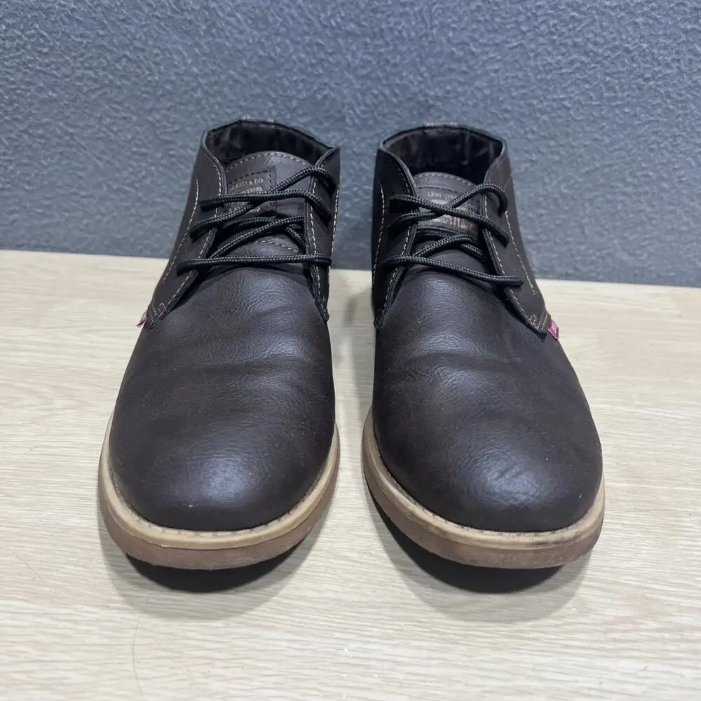 Levi’s Sonoma Wax Chukka Comfort Boot Brown Mens Size 9